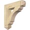 Ekena Millwork Olympic Arts & Crafts Rough Sawn Bracket, Douglas Fir, 4"W x 20"D x 20"H BKT04X20X20OLY03RDF - alternate 1